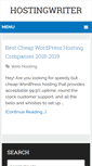Mobile Screenshot of hostingwriter.com